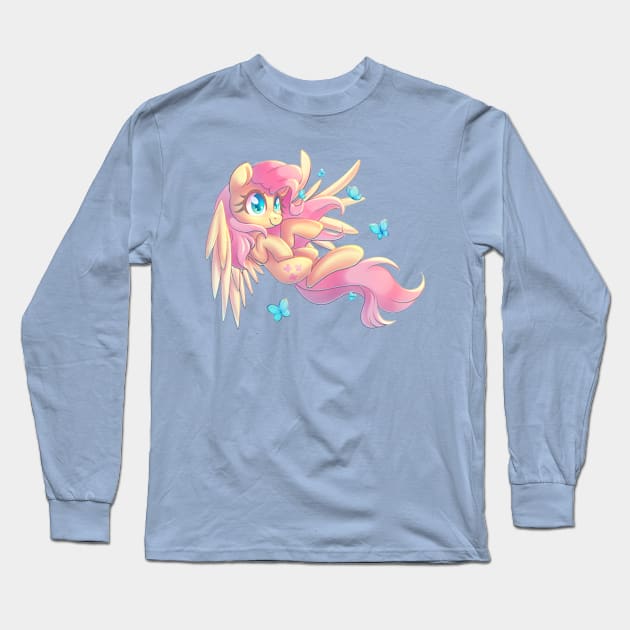 Flying Long Sleeve T-Shirt by WaveCipher